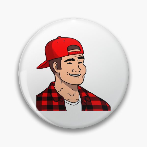Item preview, Country boy chad wojak meme designed and sold by ChadWizard.