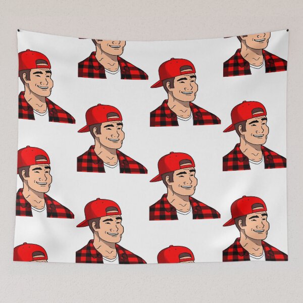 Item preview, Country boy chad wojak meme designed and sold by ChadWizard.