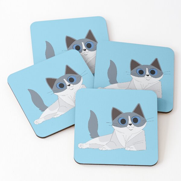 Item preview, Snowshoe Cat - Cute Grey Kitten Illustration designed and sold by silent ocean.