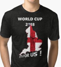 World Cup 2018 England Football Tri-blend T-Shirt