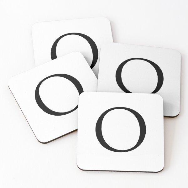 Item preview, Capital Letter O - Stylish Serif Font (Black) designed and sold by STUDIO-72.
