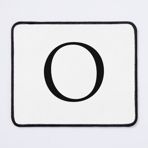 Item preview, Capital Letter O - Stylish Serif Font (Black) designed and sold by STUDIO-72.