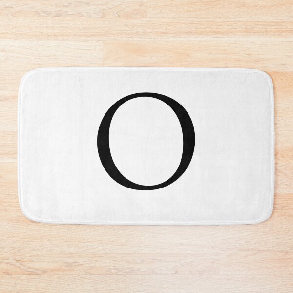 Item preview, Capital Letter O - Stylish Serif Font (Black) designed and sold by STUDIO-72.