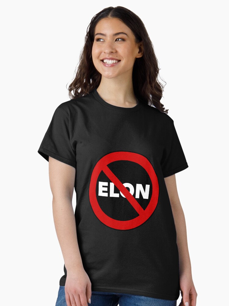 Thumbnail 2 von 7, Classic T-Shirt, KEIN ELON! Runder Anti-Elon Musk-Autoaufkleber für Tesla-Besitzer! Sticker designt und verkauft von Wanyuzhao.