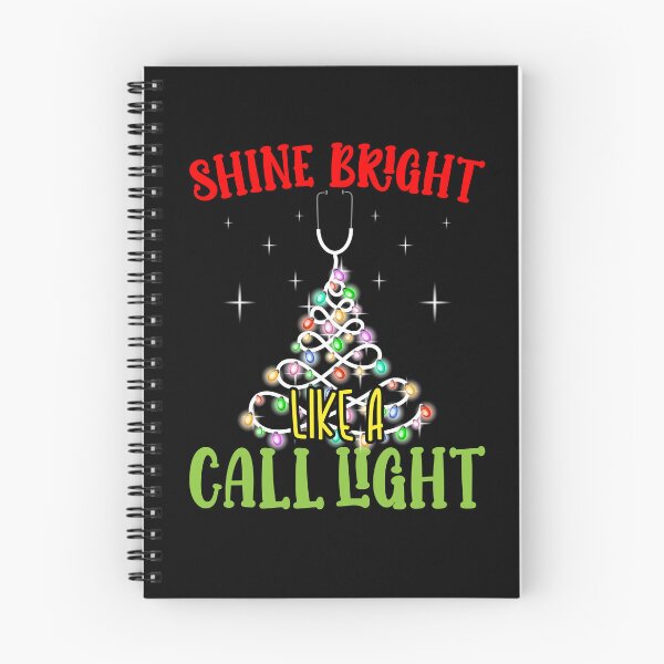 Item preview, Shine Bright Like A Call Light Nurse Nursing Xmas Lights designed and sold by Dressed For  Duty.
