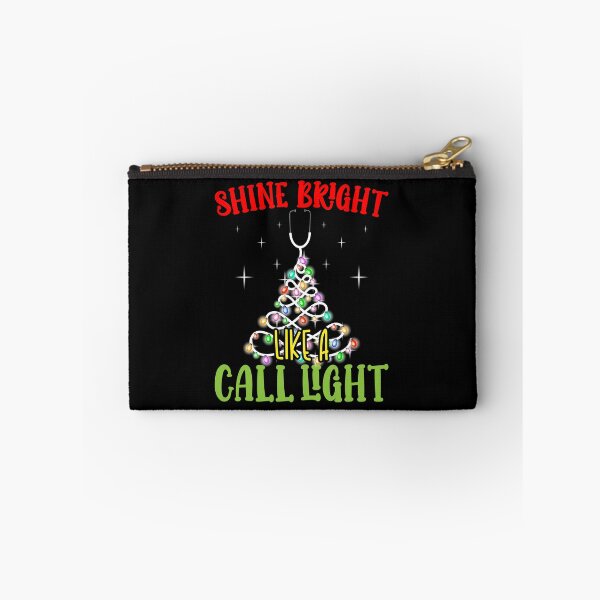 Item preview, Shine Bright Like A Call Light Nurse Nursing Xmas Lights designed and sold by Dressed For  Duty.