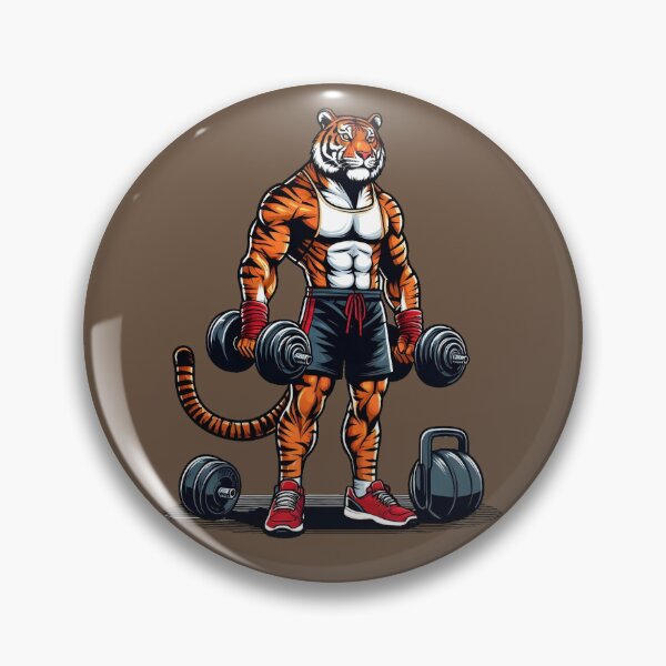 Artikelvorschau, Mächtiger Tiger-Bodybuilder entworfen und verkauft von PierreAlbijanic.