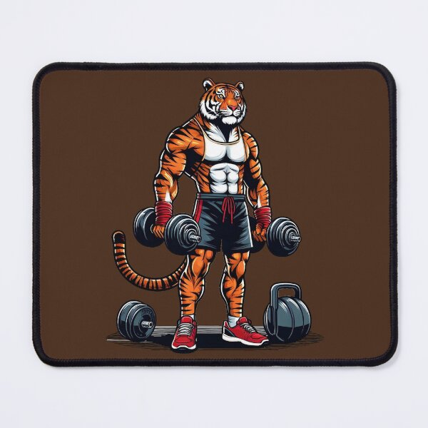 Artikelvorschau, Mächtiger Tiger-Bodybuilder entworfen und verkauft von PierreAlbijanic.