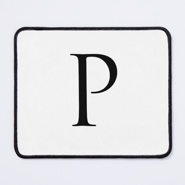 Item preview, Capital Letter P - Stylish Serif Font (Black) designed and sold by STUDIO-72.