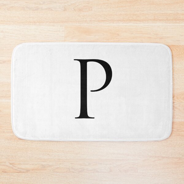 Item preview, Capital Letter P - Stylish Serif Font (Black) designed and sold by STUDIO-72.