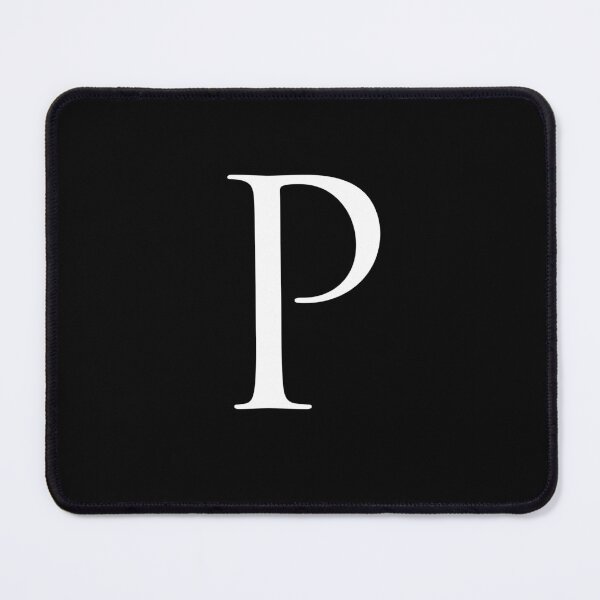 Item preview, Capital Letter P - Stylish Serif Font (White) designed and sold by STUDIO-72.