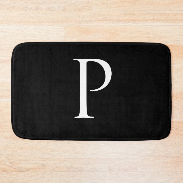 Item preview, Capital Letter P - Stylish Serif Font (White) designed and sold by STUDIO-72.
