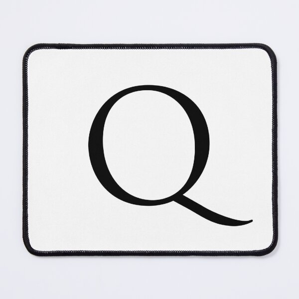 Item preview, Capital Letter Q - Stylish Serif Font (Black) designed and sold by STUDIO-72.