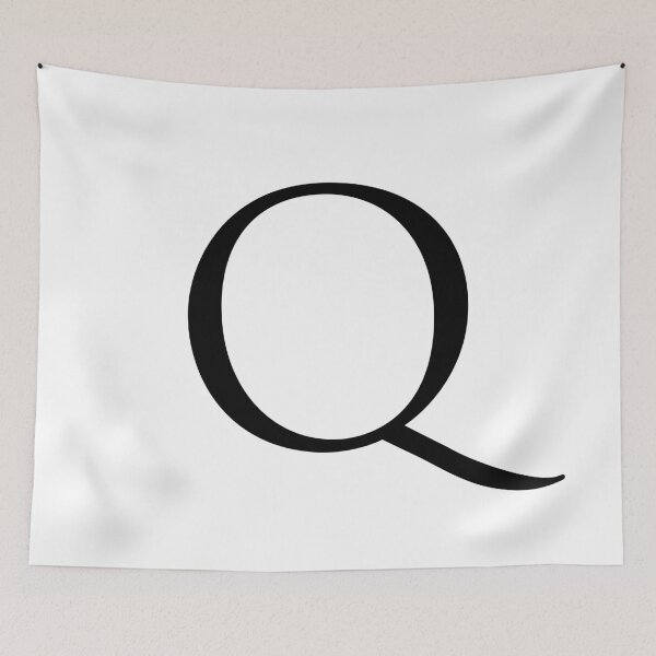 Item preview, Capital Letter Q - Stylish Serif Font (Black) designed and sold by STUDIO-72.