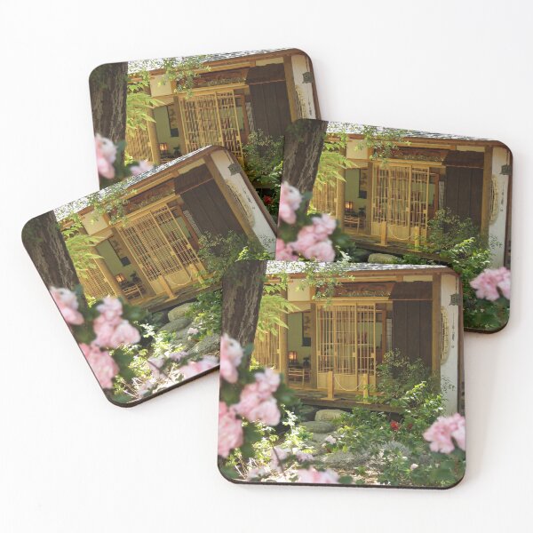 Item preview, Japanese Tea House with Roses designed and sold by Douglas E. Welch Design and Photography.