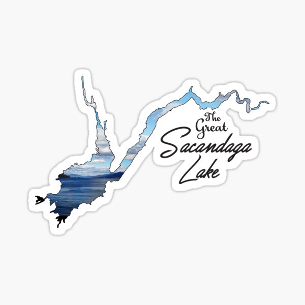 "The Great Sacandaga Lake, NY" Sticker for Sale by AnimalCreations