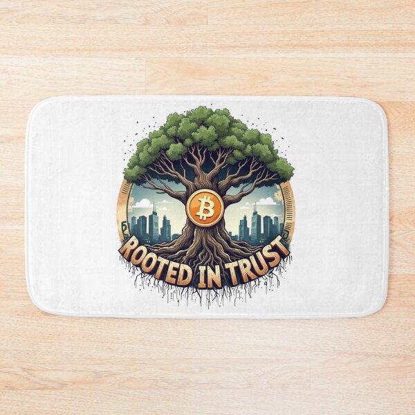 Item preview, Bitcoin "Rooted in Trust" Growth Tee designed and sold by TrendVoyager.