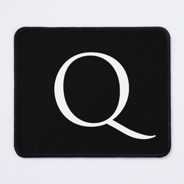 Item preview, Capital Letter Q - Stylish Serif Font (White) designed and sold by STUDIO-72.