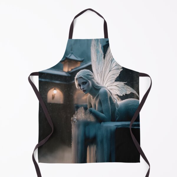 Item preview, Ice Fairy Resting by a Frozen Castle designed and sold by KireiCanvas.
