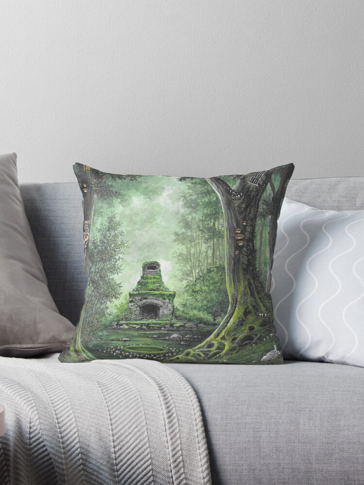 Thumbnail 1 of 4, Pillow, Preparations for Ritual designed and sold by chuckebloom.