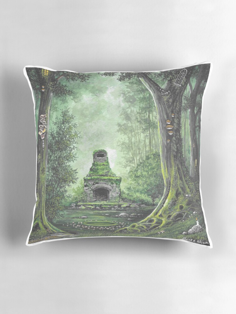 Thumbnail 3 of 4, Pillow, Preparations for Ritual designed and sold by chuckebloom.
