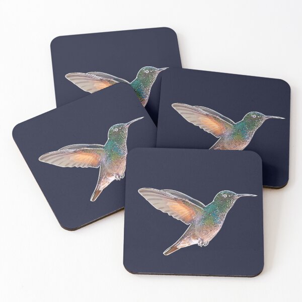 Item preview, Berylline Hummingbird White Alternate Design  designed and sold by designsasstultd.
