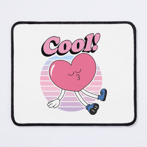 Item preview, Cool! Pink Heart's Pastel Kiss Of White And Blue designed and sold by SplashTastic.