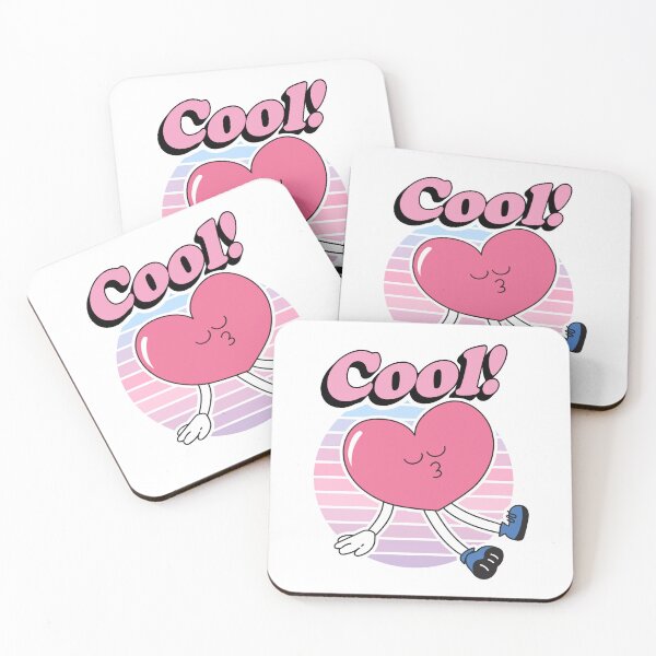 Item preview, Cool! Pink Heart's Pastel Kiss Of White And Blue designed and sold by SplashTastic.