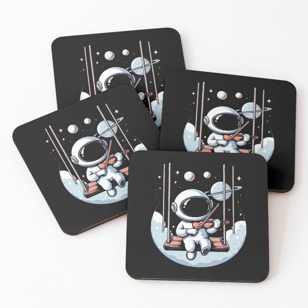 Item preview, Kawaii Astronaut Violin Player On Space Planets Music Fans designed and sold by Dressed For  Duty.