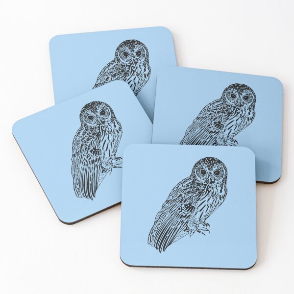 Item preview, Mottled Owl Black Design  designed and sold by designsasstultd.
