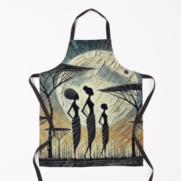 Item preview, The Neighbors, Tribal Art, Impasto Style designed and sold by Shs-Kenya.