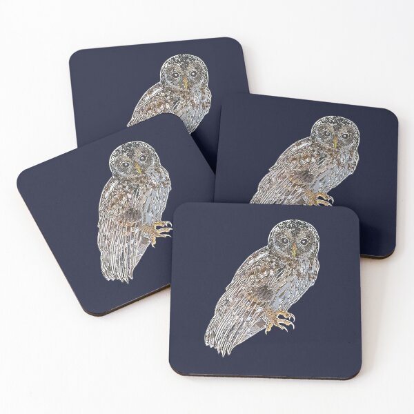 Item preview, Mottled Owl White Alternate Design  designed and sold by designsasstultd.