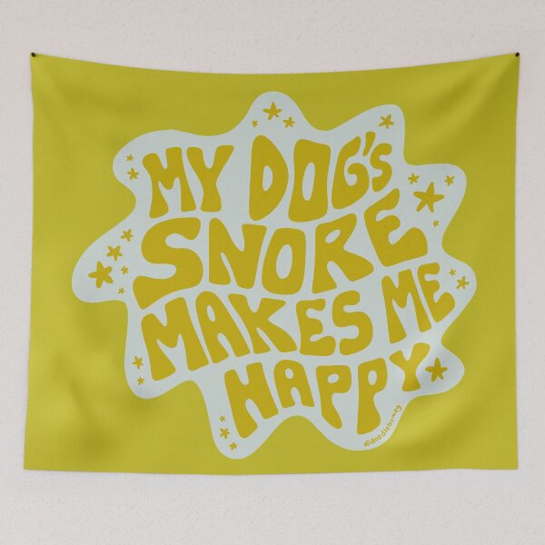 Item preview, My Dog's Snore Makes Me Happy designed and sold by doodlebymeg.