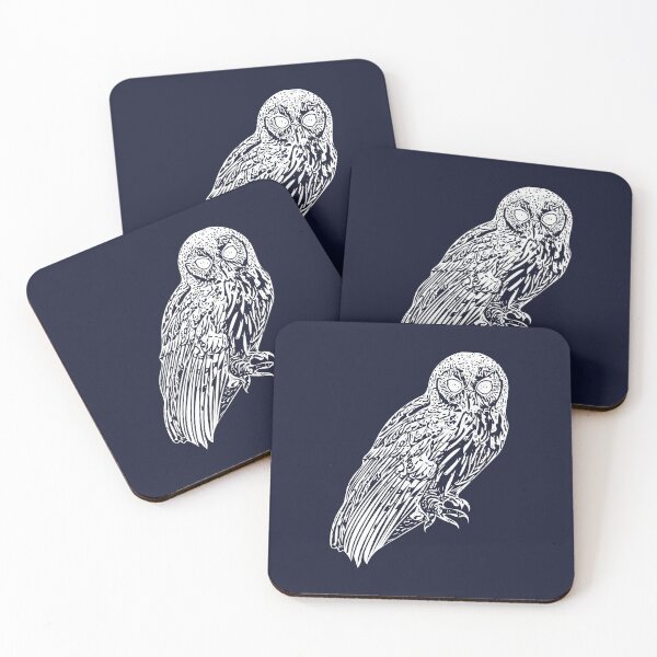 Item preview, Mottled Owl White Design  designed and sold by designsasstultd.