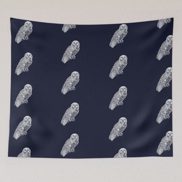 Item preview, Mottled Owl White Design  designed and sold by designsasstultd.