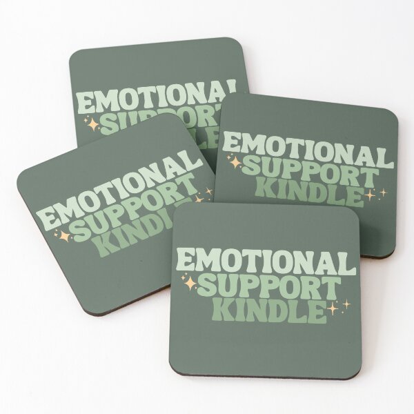 Item preview, Emotional Support Kindle Green designed and sold by AmitRST.