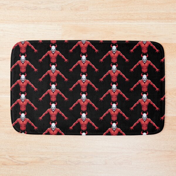 Item preview, Red Demon with Skull-like Face on Transparent Background designed and sold by artwaves.