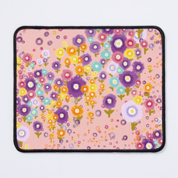 Item preview, Vibrant Flower Field Illustration - Colorful Floral Landscape Artwork designed and sold by Pandositive.