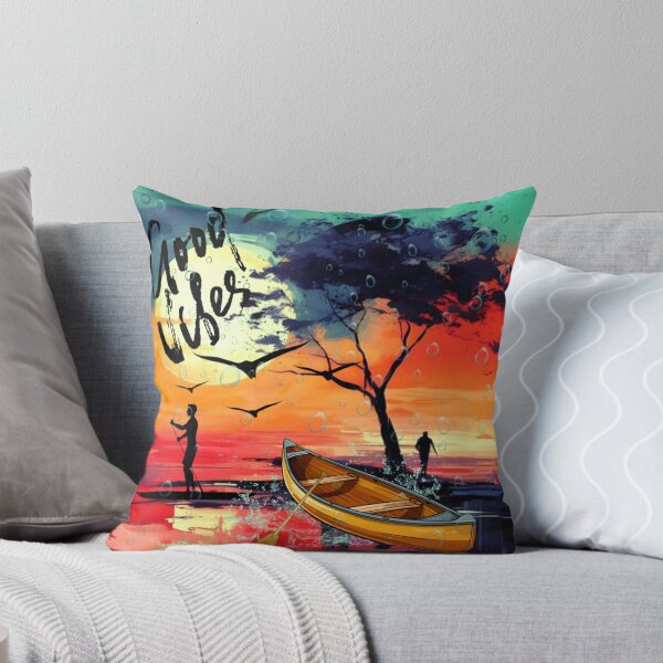 Item preview,  "Good Vibes Sunset" designed and sold by Graphollio-shop.
