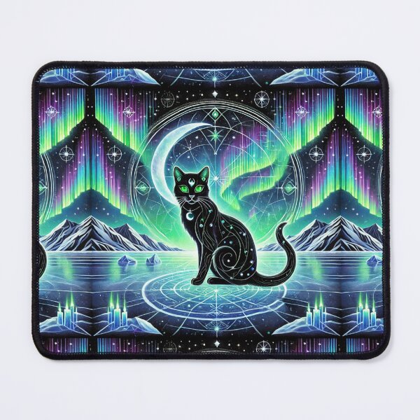 Item preview, Nyx the Beloved Black Cat: Celestial Guardian designed and sold by Meta2Physical.