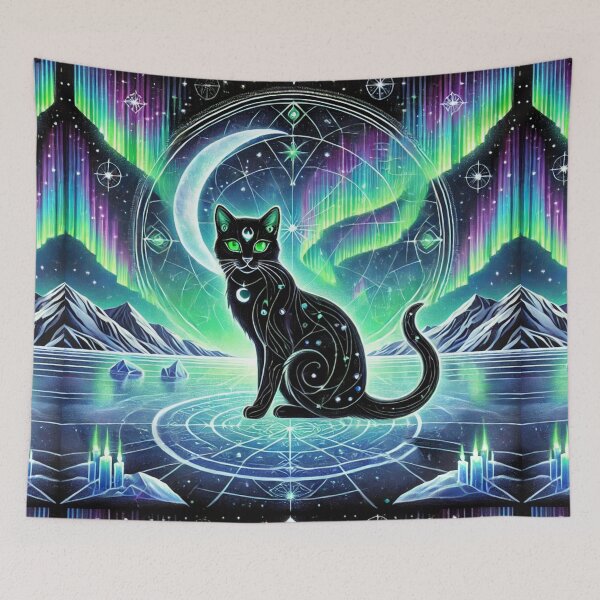 Item preview, Nyx the Beloved Black Cat: Celestial Guardian designed and sold by Meta2Physical.