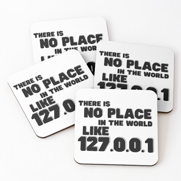 Item preview, 127.0.0.1 – No Place Like Home Address designed and sold by CleanDecor.