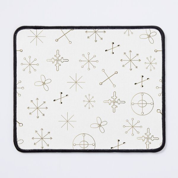Item preview, Set of snowflakes of lines and circles. Five, six, seven, eight, nine, ten pointed snowflakes isolated on white. Geometric figures. Design elements designed and sold by TaniaArtDesign.