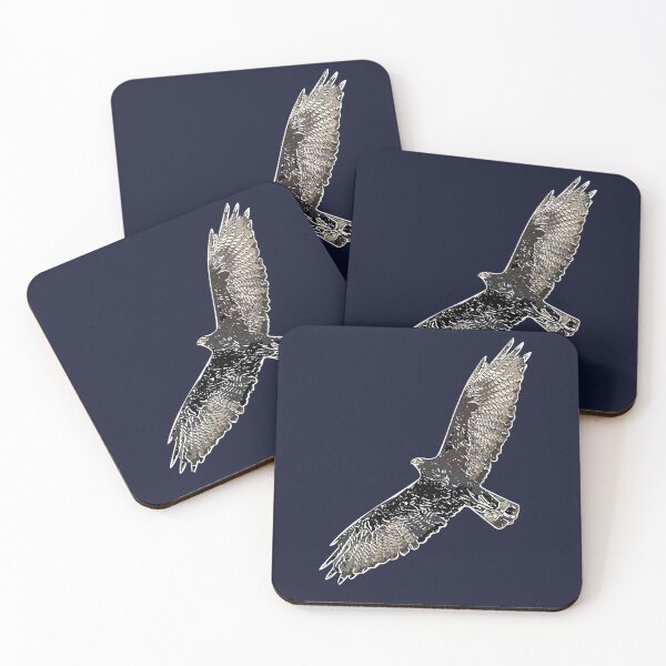 Item preview, Zone-tailed Hawk White Alternate Design  designed and sold by designsasstultd.