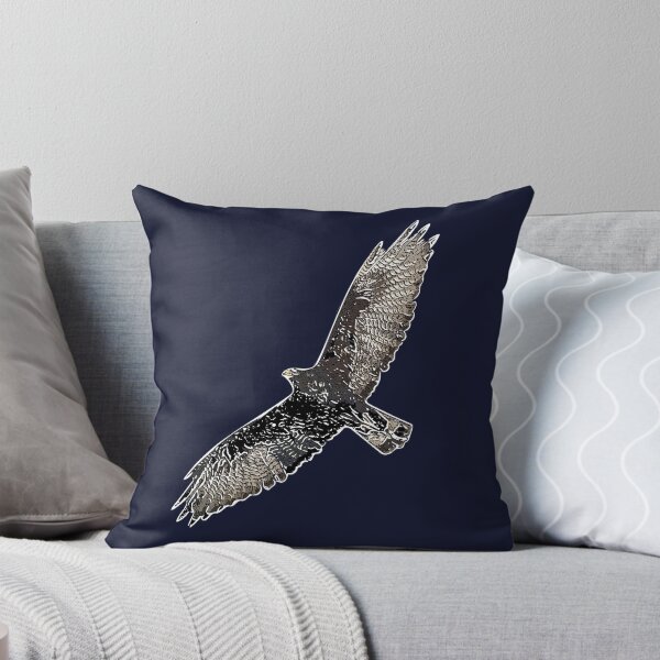 Item preview, Zone-tailed Hawk White Alternate Design  designed and sold by designsasstultd.