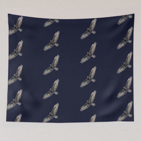 Item preview, Zone-tailed Hawk White Alternate Design  designed and sold by designsasstultd.