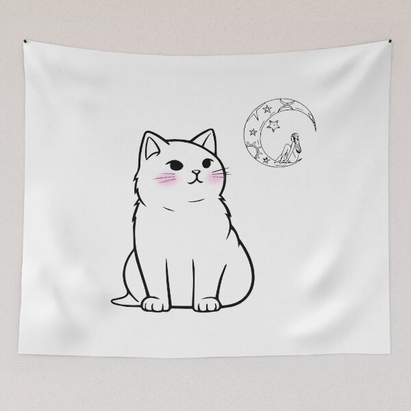 Item preview, Whiskers of the Moon designed and sold by valleyofvisions.
