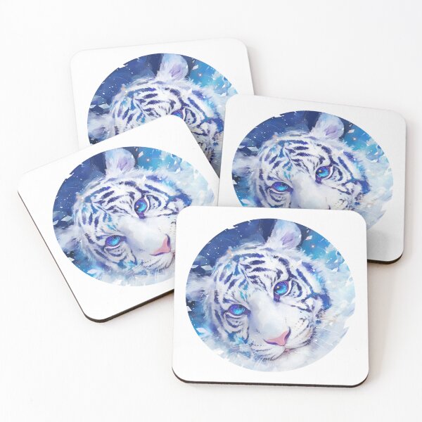 Item preview, Cute galaxy White Tiger designed and sold by SMARTKIT  DESIGNAGENCY.