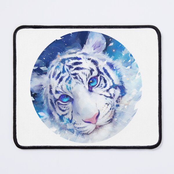 Item preview, Cute galaxy White Tiger designed and sold by SMARTKIT DESIGNAGENCY.
