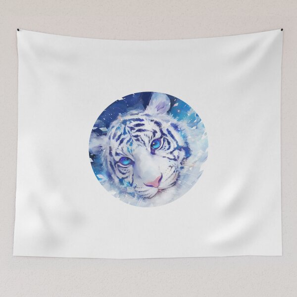 Item preview, Cute galaxy White Tiger designed and sold by SMARTKIT  DESIGNAGENCY.